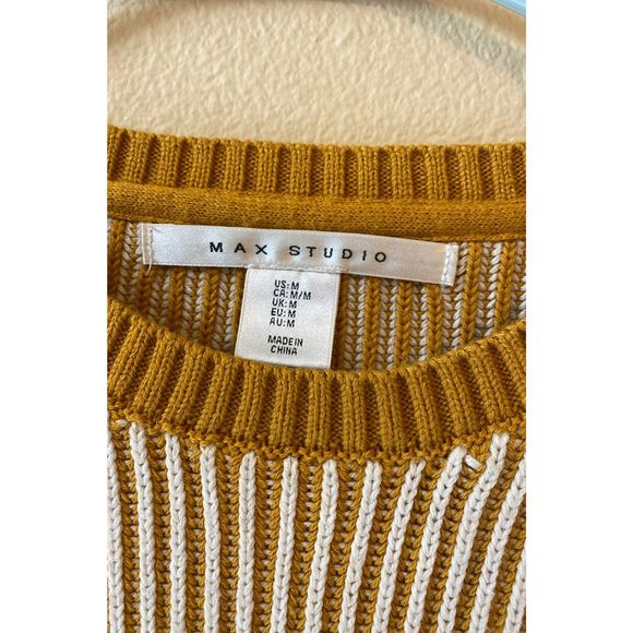 Max Studio vertical stripe Sweater - Picture 2 of 3